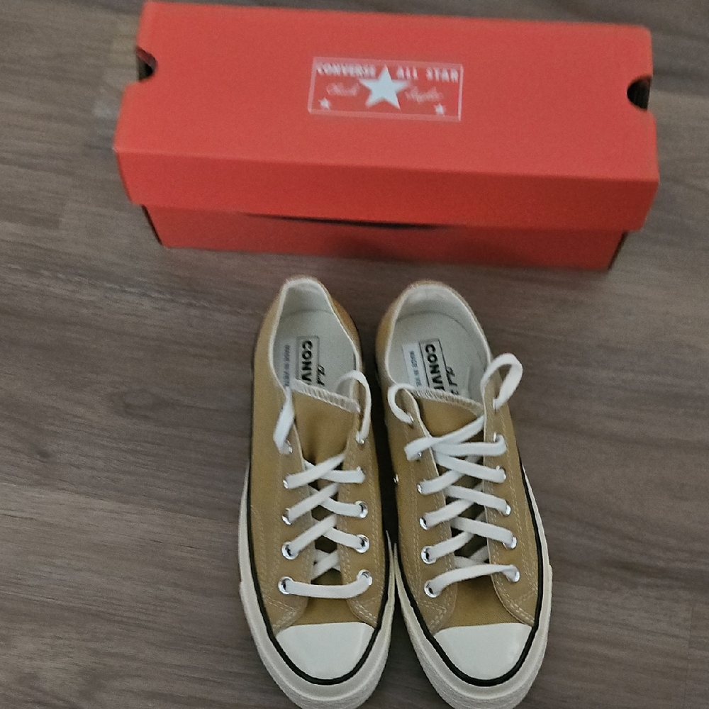 Converse Mustard Low-Top Sneakers